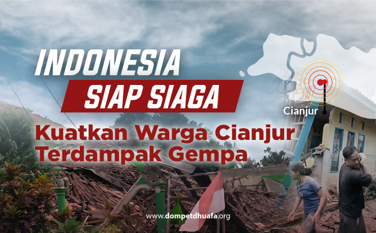 Bantu Korban Terdampak Gempa Cianjur